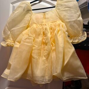 Selkie The Baby Banana Puff Dress